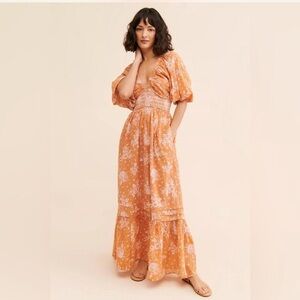 Free People Printed Maxi Dress